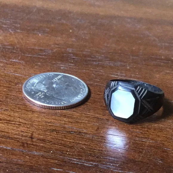 Vintage antique ring family estate collection jewelry boho cowgirl chic Art Deco - Picture 10 of 10